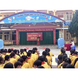 Ngày pháp luật, trường THCS Tô Hiệu phối hợp cùng Công an thị trấn Bình Gia, TTHTCĐ tổ chức ngày Pháp luật  09/11🍀
