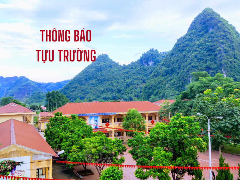Thông báo tựu trường năm học 2026 - 2027