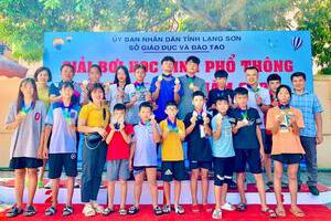 Học sinh THCS Tô hiệu đã xuất sắc đạt thành tích cao trong Giải bơi HS phổ thông Tỉnh Lạng Sơn