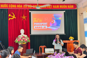 Tập huấn ứng dụng công nghệ thông tin, khai thác nền tảng số và trí tuệ nhân tạo